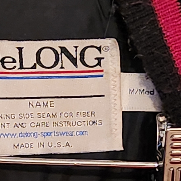 Lettermans Jacket, Medium, Red & Black, 24in. sleeve, 25in. Length, Eagles, - Picture 7 of 10